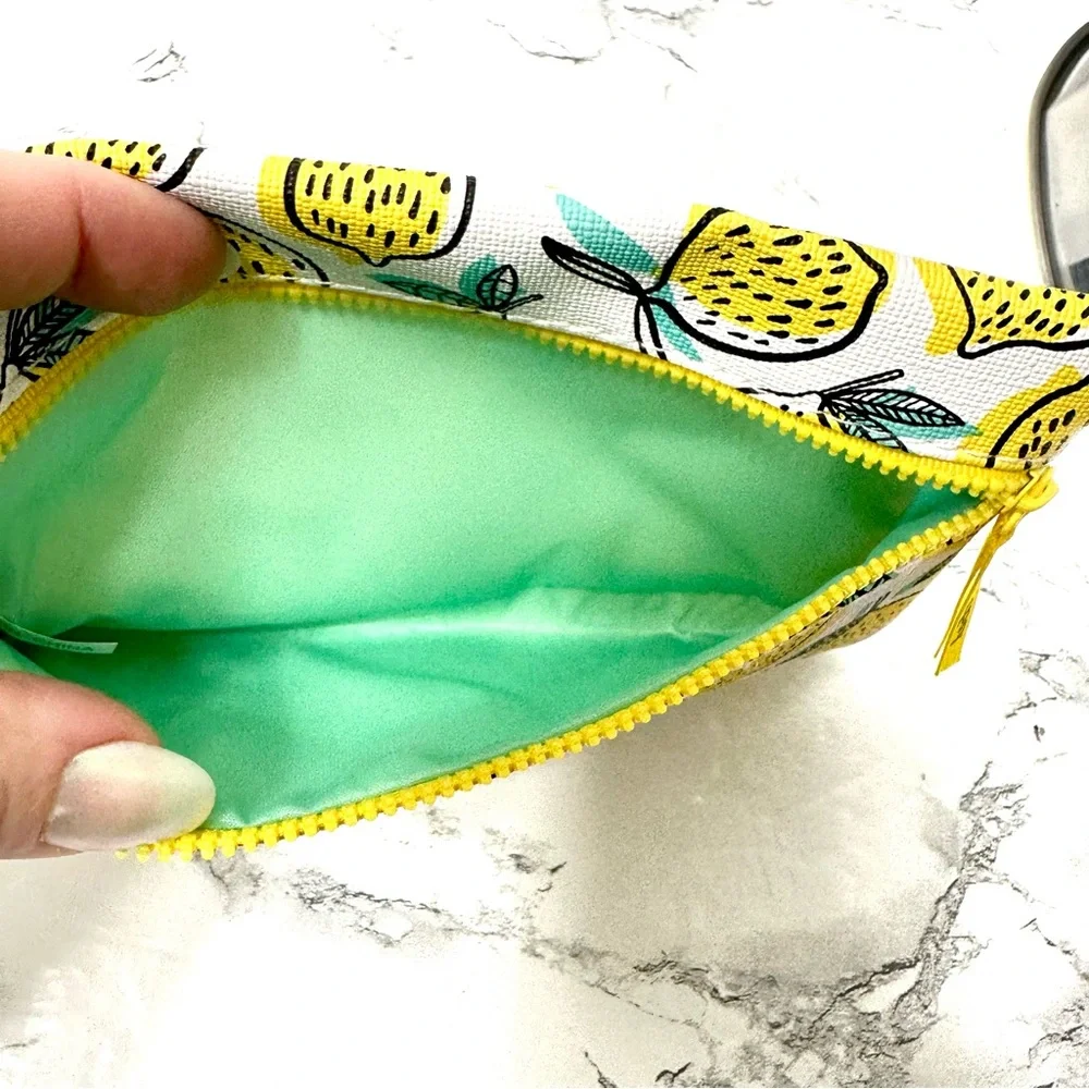 Ipsy April 2019 Lemon Clutch Makeup Cosmetic Travel Bag